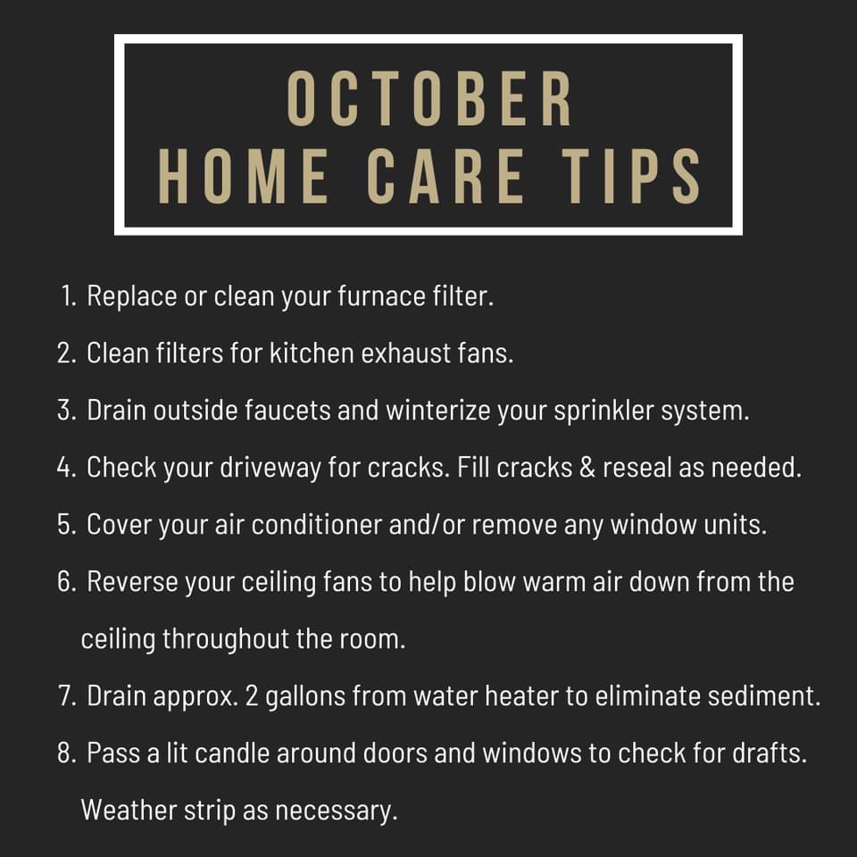 kyaseguin's tweet photo. You can keep your home in top shape with simple tasks throughout the year. This month, be sure to:
#homemaintenance #homecaretips #maintenance #homeimprovement #realestate #clean #homeowner #homerepairs #homeinspection #homerenovation #hometips #renovation #C21United #CallKya https://t.co/YNhwp377k2