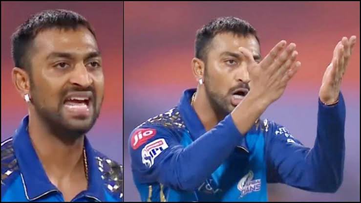Sahilmor_'s tweet photo. Krunal pandya blaming rashid khan for his intense bowling even in fixed match. #fixing https://t.co/RIkPJ6tgvA