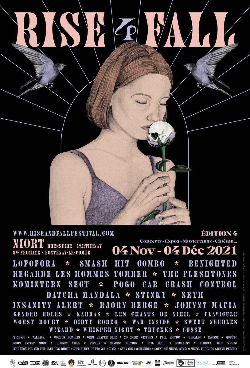 🔥 Le RISE &amp; FALL Festival est de retour avec <a href="/lofofora_/">Lofofora</a> <a href="/smashhitcombo/">Smash hit combo</a> @rlhtband <a href="/_BENIGHTED/">B E N I G H T E D</a> <a href="/p3cmusic/">PogoCarCrashControl</a>  <a href="/insanityalert/">Insanity Alert</a> <a href="/KominternSect/">KOMINTERN SECT</a> <a href="/STINKY_HC/">STINKY</a> @JohnnyMafia1 <a href="/genderrolesuk/">𝐆𝐄𝐍𝐃𝐄𝐑 𝐑𝐎𝐋𝐄𝐒</a> .... du 4 novembre au 4 décembre ! 🔥
Réservations sur : billetterie.camji.com