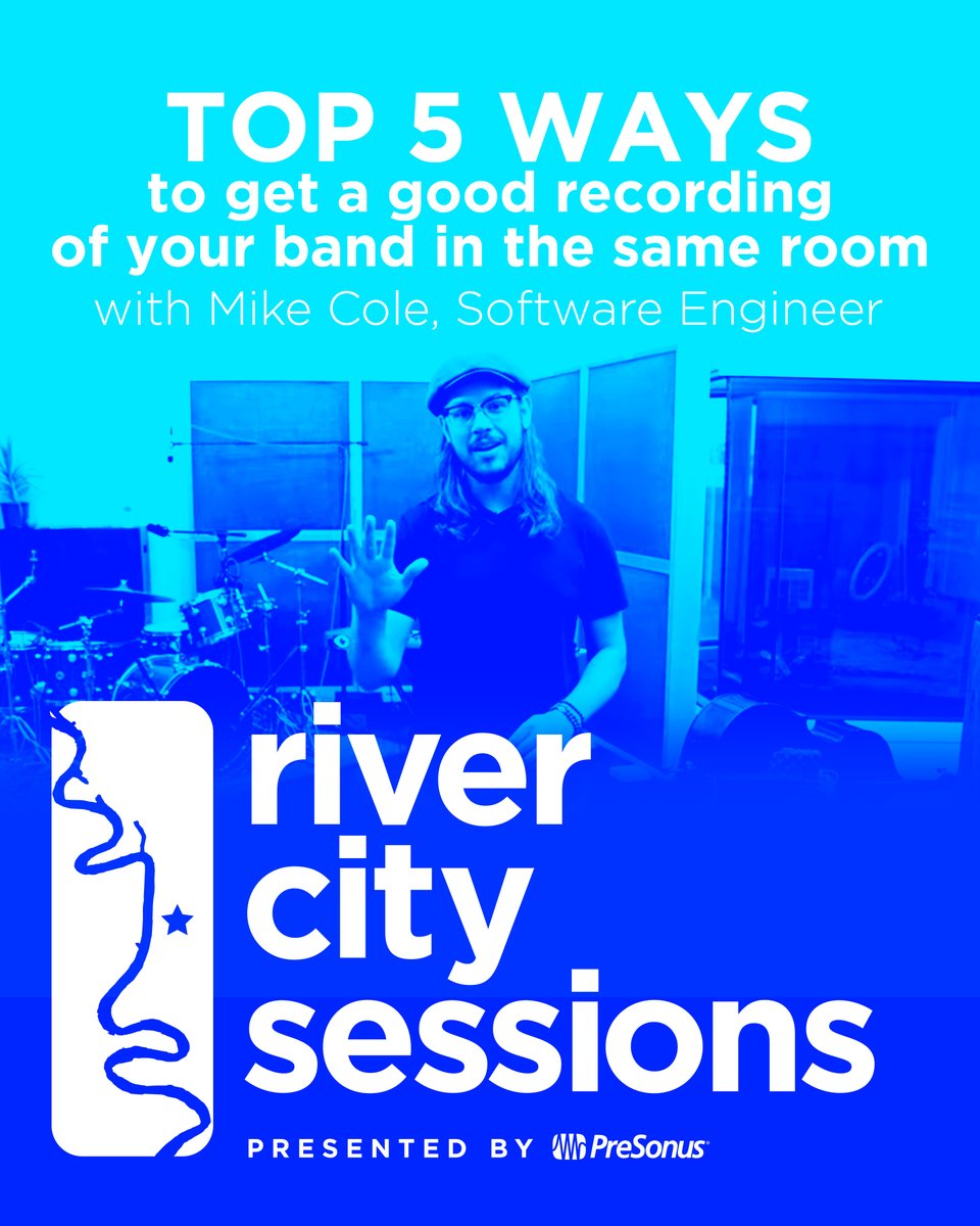 PreSonus Software Engineer, Mike Cole explains the TOP 5 WAYS to get a good recording with a band all in the same room feat. <a href="/burris_music/">Burris</a> as a part of our River City Sessions series. 

WATCH NOW: bit.ly/2VEVZru

WATCH THE PERFORMANCE: bit.ly/3xrJRqP