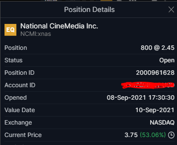 Brotuz's tweet photo. @SmallCapKing2 I'll send some love your way. Thanks to you I paid attention to NCMI and I somehow managed to buy right at the bottom about a month ago. Appreciate the insights provided! https://t.co/058CD8IMBj