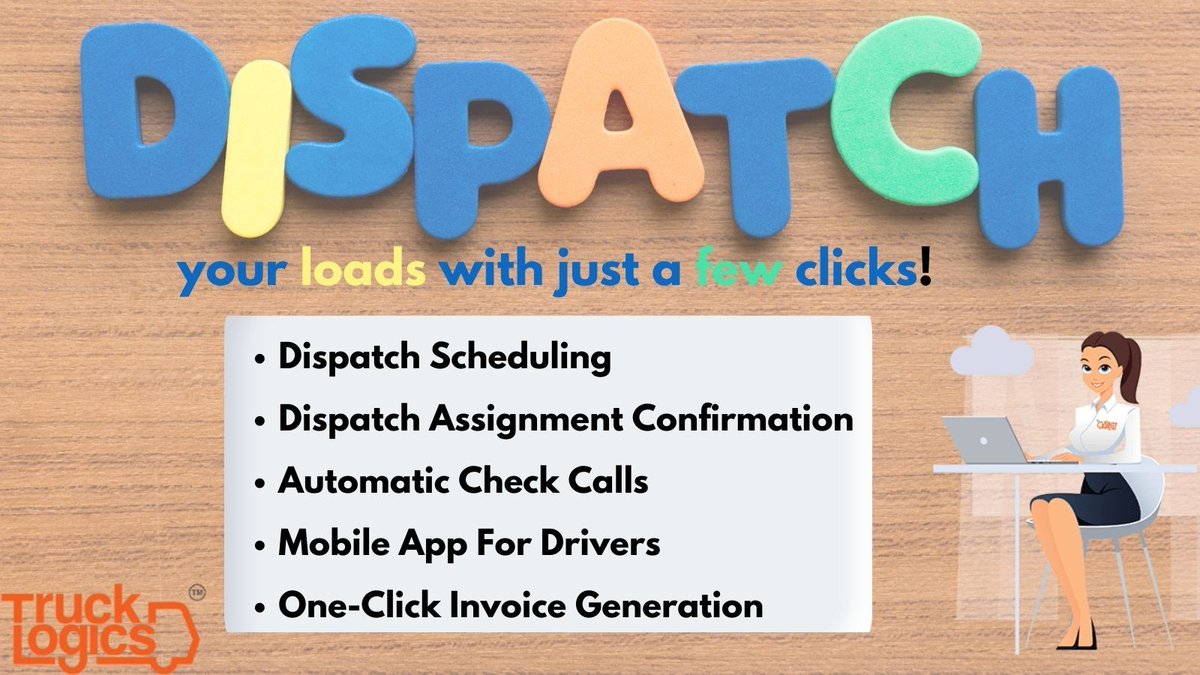 eTM_Software's tweet photo. How to #Dispatch My Loads with TruckLogics TMS?

#TruckLogics is an all-in-one #TMS for your Entire #Trucking Business.
You can Dispatch your loads with just a few clicks!
Run your dispatch without any hindrance.

Start your FREE Trial Now: https://t.co/C3B4SDBLpb https://t.co/a9d9ig31qd