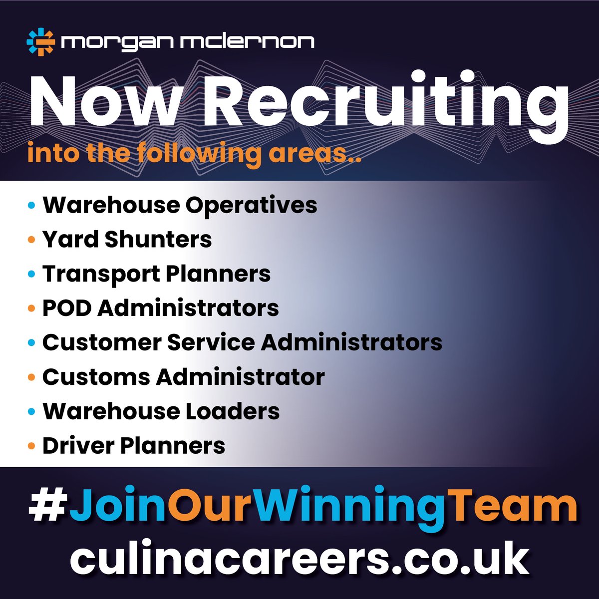We are recruiting in multiple areas of the business...visit ow.ly/sTts50GouKA for more details.