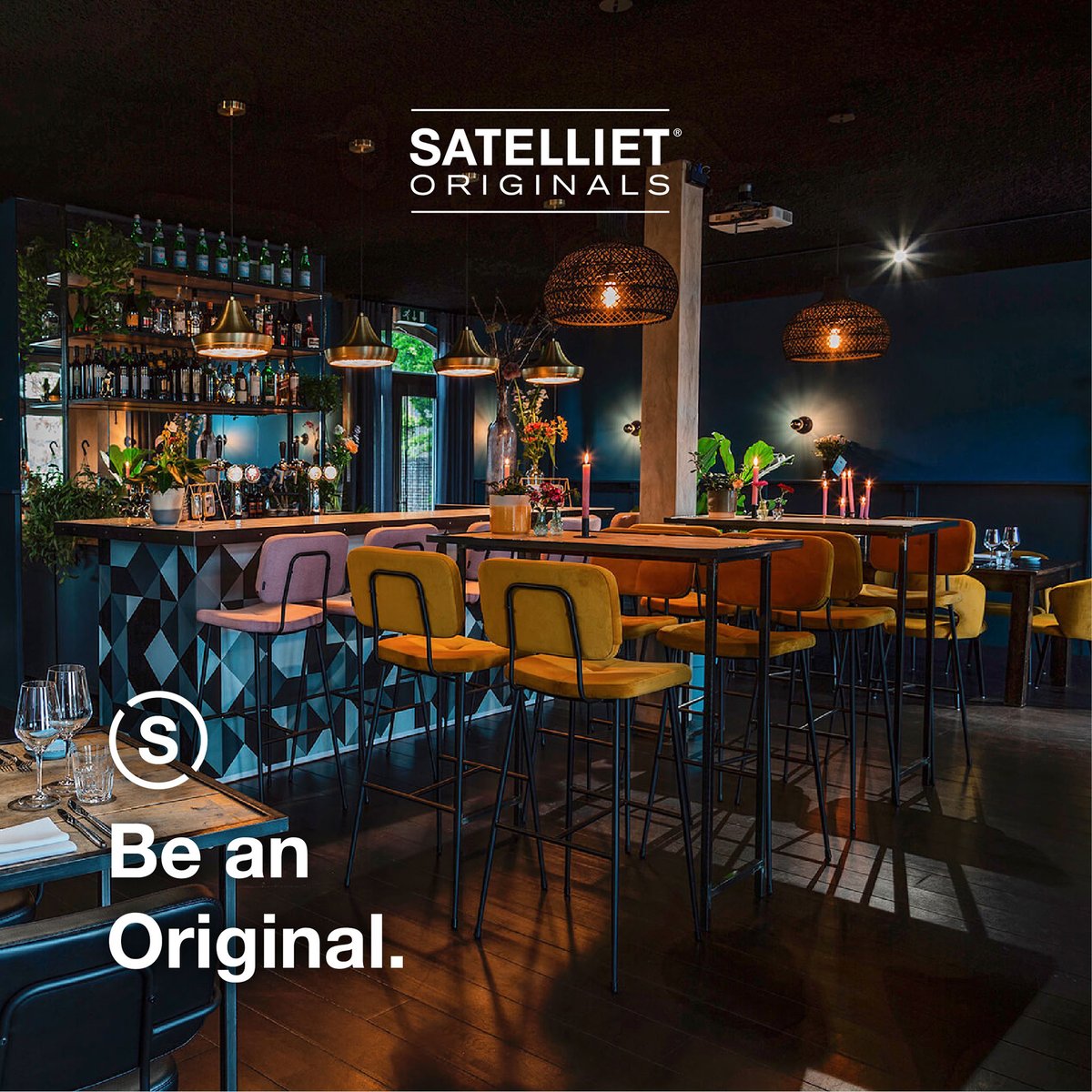 Our Satelliet Originals Gerlin High Stool, looks stunning in this beautifully designed restaurant and bar.  

Enquiry at info@satelliet.co.uk for more information about the collection and finishes avaliable. 

#satellietuk #satellietoriginals #contractfurniture
