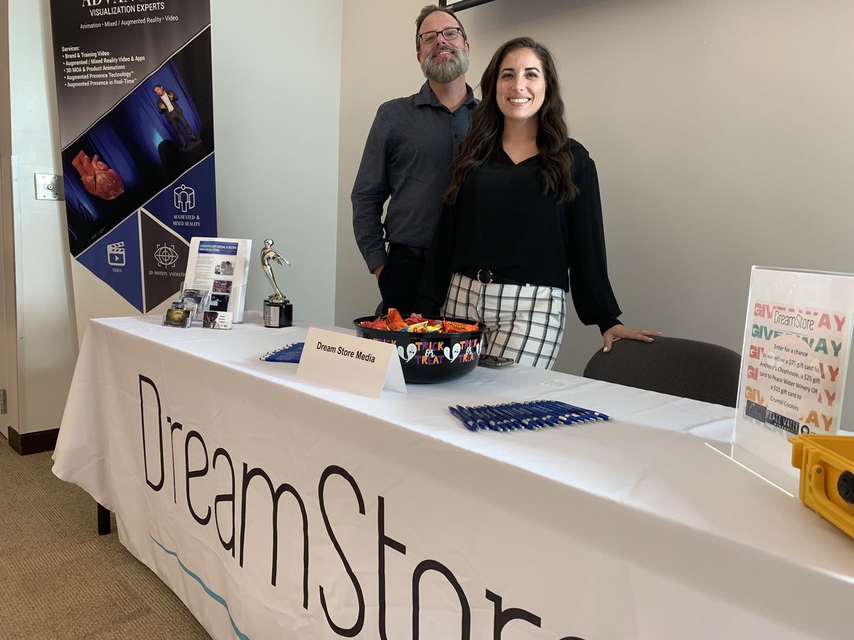 DreamStoreMedia's tweet photo. We had a great time talking to the smart and successful folks @onezonechamber Business Expo in Fishers this week. Can’t wait for the next event! https://t.co/3iV3WMjL0o