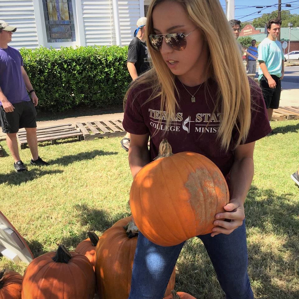SETUP THE PUMPKIN PATCH
Sunday Oct 10, 12noon
Help setup the First UMC San Marcos Pumpkin Patch (next to the little HEB) by placing pallets, unloading the pumpkins, and setting up sales tent.  Perfect for groups!

Details at serveSanMarcos.org 

#smtx #txst #ServeSanMarcos