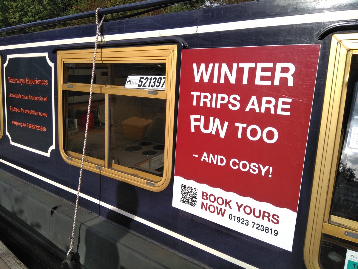 November is fast approaching. Our boats will soon be made cosy & warm ready for our Winter cruises! Why not try something different this Winter! Drop us a message or call the bookings team on 01923 723819 #SundayMotivation #Cosy #Winter #TrySomethingDifferent #Charity #BoatHire
