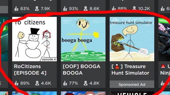 Retweet if you remember when Roblox games changed their icons to hand drawn in Microsoft paint for a day