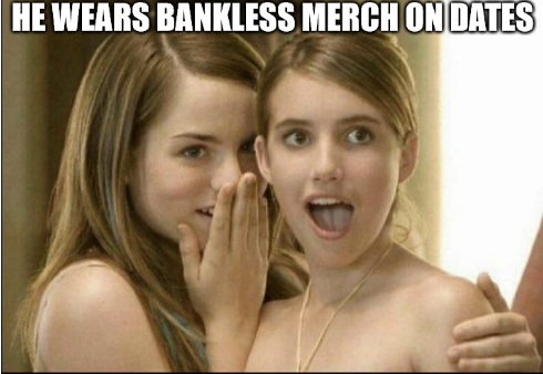 icedcool_eth's tweet photo. He wears Bankless Merch on dates.
@frogmonkee https://t.co/t4sVheVN06
