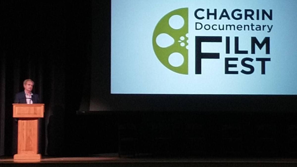 1895Films's tweet photo. Much appreciation to the @ChagrinDocFest and everyone who came to see our film The Real Right Stuff yesterday. Our executive producer @TJ1895 especially enjoyed the Q&A session afterward. #TheRealRightStuff #filmfestival #documentaries #documentaryfilms @NatGeo https://t.co/QuXSjSpiby
