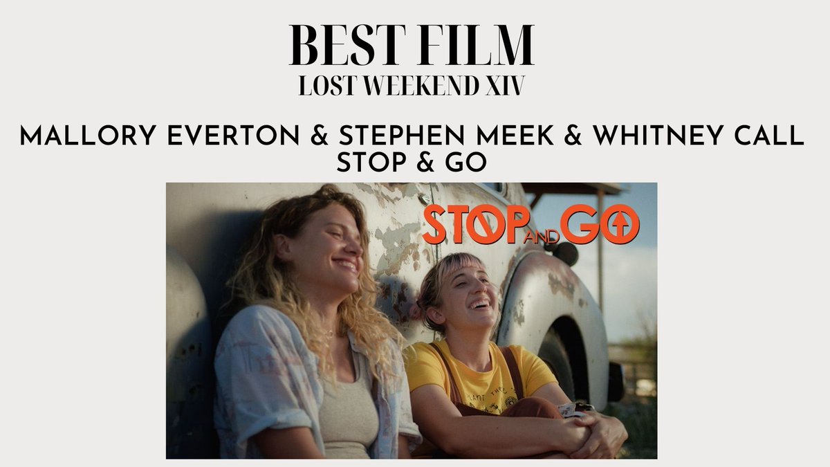 CinemaBandwagon's tweet photo. Finally, as voted by our passholders and audience, we are excited to announce our #LostWeekendXIV ROBOT AWARD winner for BEST FILM goes to --
STOP & GO
@malruthon @Whitney_Call @StephenMeekness @sorofilms @DecalReleasing https://t.co/0jbBwzFoqQ