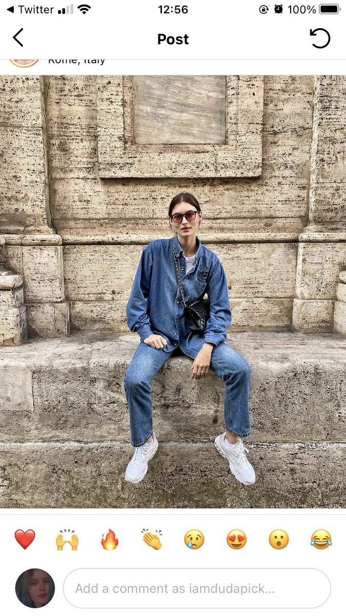 gracebrazill's tweet photo. Grace via Instagram feed. 

“Olá Roma” https://t.co/g0jzBTNPoh