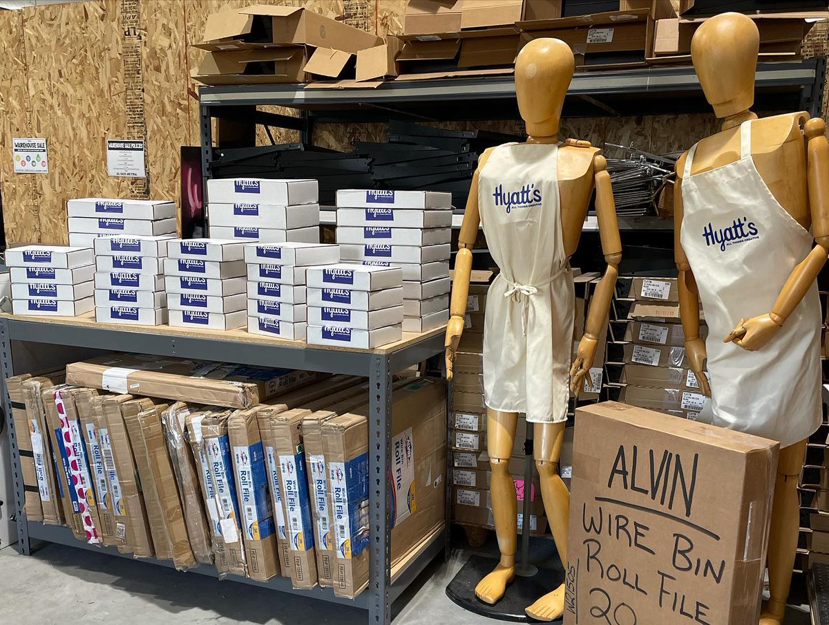 HyattsBuffalo's tweet photo. Our Annual Warehouse Sale is here! You absolutely do not want to miss this event! Stop in today and tomorrow 10:30am-6:30pm!
Don’t forget we’ll have our Warehouse Sale Mystery Boxes available for $25, while supplies last! https://t.co/HD87xZXuJ0
