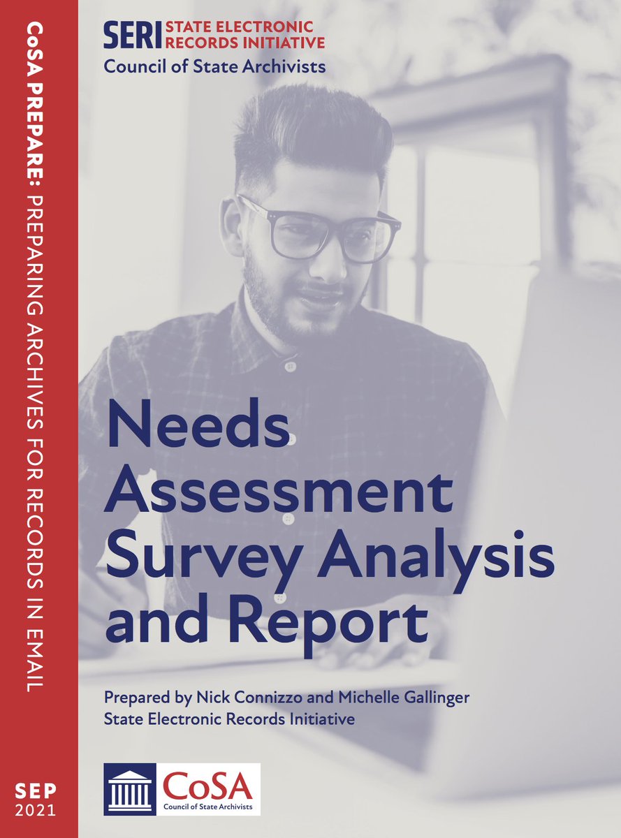 StateArchivists's tweet photo. Is email a record? You betcha it is! What’s your plan to manage them? #ERecsDay

This new CoSA report examines the state of email transfer, management and preservation in #statearchives.

https://t.co/psivRbyxMY https://t.co/Pdu96jjl6b