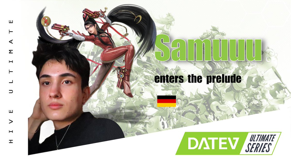 [#esports #HIVEssb]

And now the final wildcard 😱

Not enough up-and-coming talent on the grind?
There you go! 😎

Let's get the hype up for <a href="/SamuuuBayo/">Samuuu</a> joining the Conquest! 🙌

Not signed up yet?
➡️ Join the event:
smash.gg/dusconquest