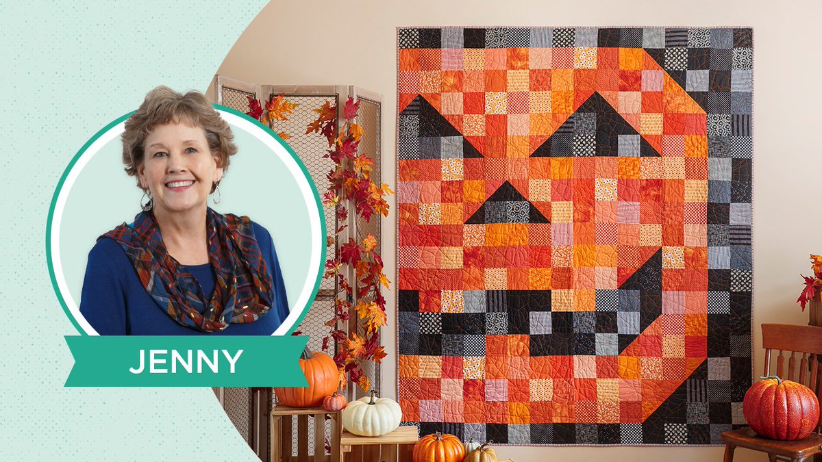 MissouriQuiltCo's tweet photo. This week, Jenny whipped up a pixelated pumpkin that is sure to spook all of your neighborhood ghouls and goblins! To learn how to stitch up this project perfect for your Halloween porch quilt, watch the tutorial now: https://t.co/hvZZGyjdS1 https://t.co/kveE0QGN2M