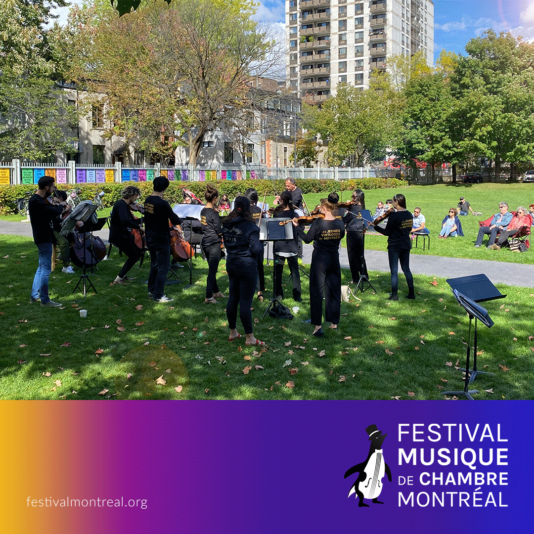 Don't miss them!

Until October 23rd, the #JeunesVirtuoses ensemble is playing at various locations around #Montreal.

All the #concerts are offered free of charge to the public, which is invited to reconnect with the magical language of #music.

Schedule: festivalmontreal.org/news/pub:85/Je…