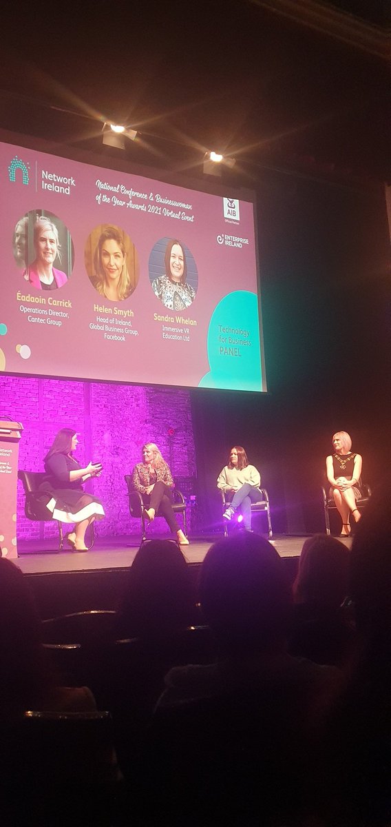 e_wilson92's tweet photo. Helen Smyth @Facebook on global expansion "digitatisation is the gateway to global opportunity and success" #NetworkIreland #STEMpanel #backedbyAIB https://t.co/WrA4JpyWU4