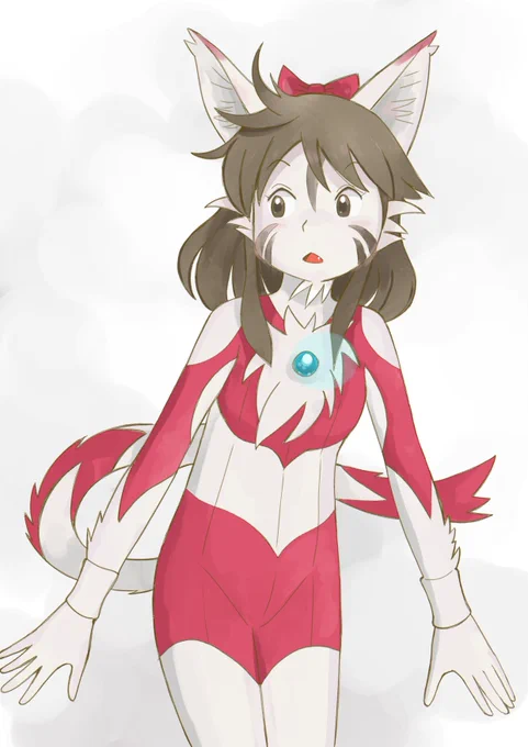 じゃっこさんところの喫茶店のお嬢ちゃんを巨大化させようとしたら、急に宇宙との交信が始まり気が付いたらこうなってたのです!! あれっ?