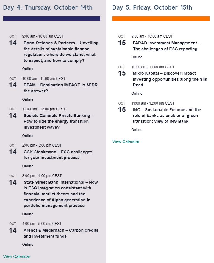 SriEvent's tweet photo. #SriAgenda -1β£ #Oct11-#Oct15
#LSIW21 - "@LuxFLAG Sustainable Investment Week 2021 | 3rd edition
https://t.co/AqyxtEcM4t
#sustainablefinance #sri #esg #greenfinance #greenbonds #climate #climatecrisis #climatefinance #impinv @SRI_Natives @andytuit https://t.co/7oGTsSY7S0