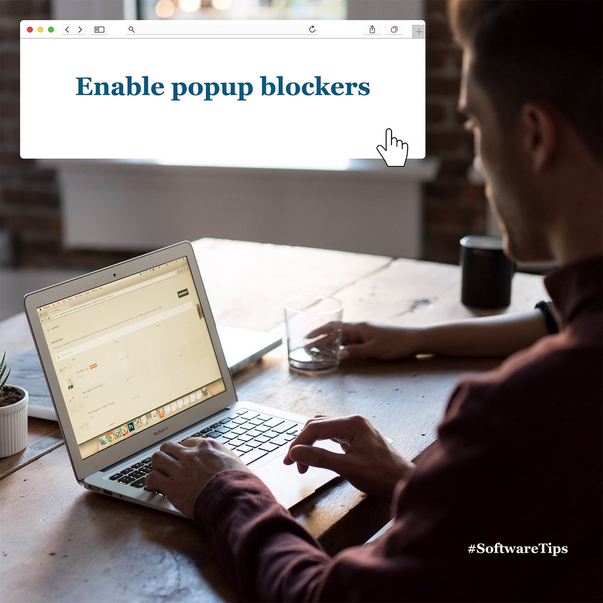 BBBofMI's tweet image. Popups are regularly used by scammers to spread malware. Prevent them from appearing in the first place by adjusting your browser settings. #SoftwareTips #InternetSafety #CyberSecurity #Scams #AvoidScams