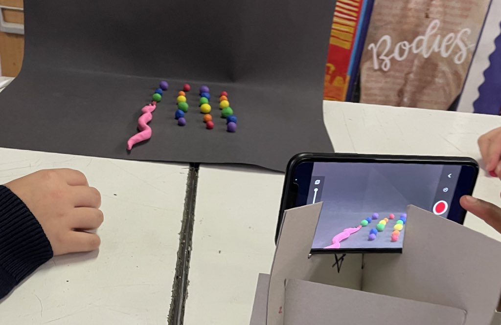 Art_bchs's tweet photo. Year 8 got stuck into Claymation creation today 🗿🎬🎨 #loveart #LoveBCHS #LifeAtOsborne https://t.co/4yoUs5aPxh