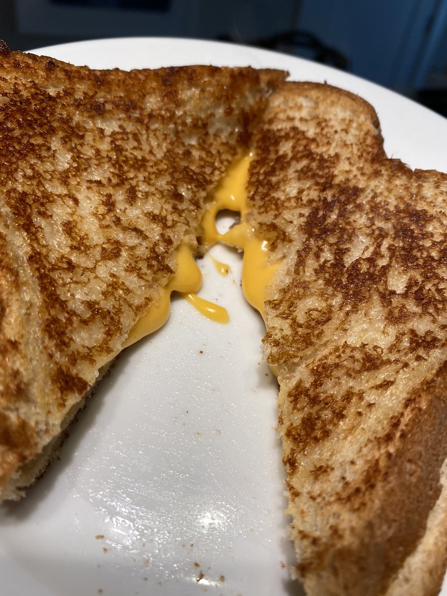 HayEve2's tweet photo. It’s not easy being cheezzzeee #cheese #grilledcheese #happyfriday #meltygoodness #cheezy #omnomnom #lunch and yes there’s tomato soup too https://t.co/n8uHzDllqi