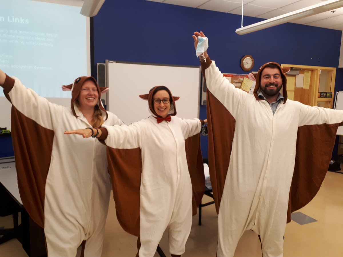 N8Matchett's tweet photo. The aftermath of a successful science mini-lesson 🐿️🐿️🐿️#STUBEd2022 https://t.co/BXgA3tdgxj
