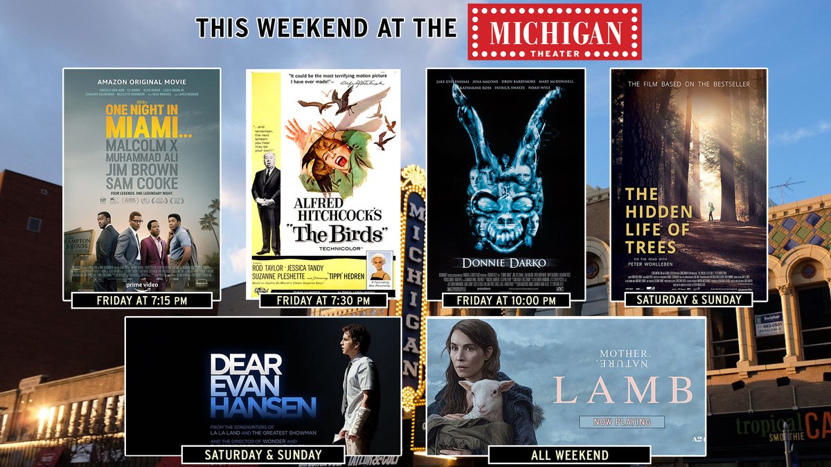 MarqueeArtsA2's tweet image. Happy Friday! What an eventful weekend we have in store for you:

Screenwriter Kemp Powers will be back tonight for a screening of 🌴ONE NIGHT IN MIAMI, adapted from his stage play 

Tickets: michtheater.org/one-night-in-m… #onenightinmiami #kemppowers #reginaking