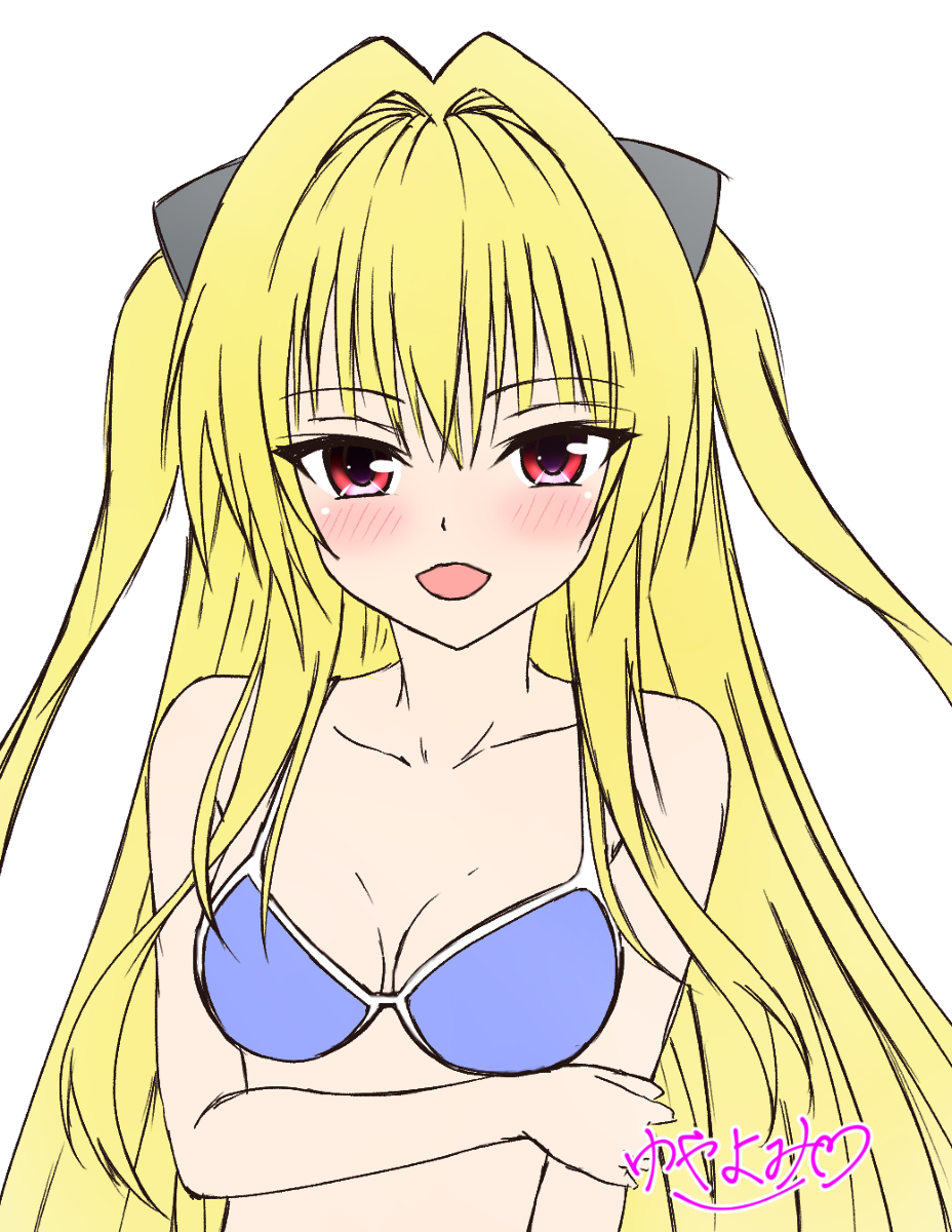 金色の闇、水着 #ToLOVEる #金髪 #金色の闇 #ヤミ #イラスト #girl #水着 #女の子 https://t.co/3udLMHKlHA 