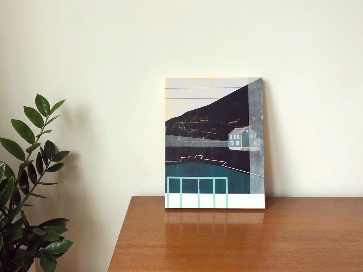 ‘Harbour II’ a new piece of work for the <a href="/JanetRady/">Janet Rady Fine Art</a> exhibition ‘as in Façade’ which will run from the 6th of October to the 2nd of November. bit.ly/2YBh08a
