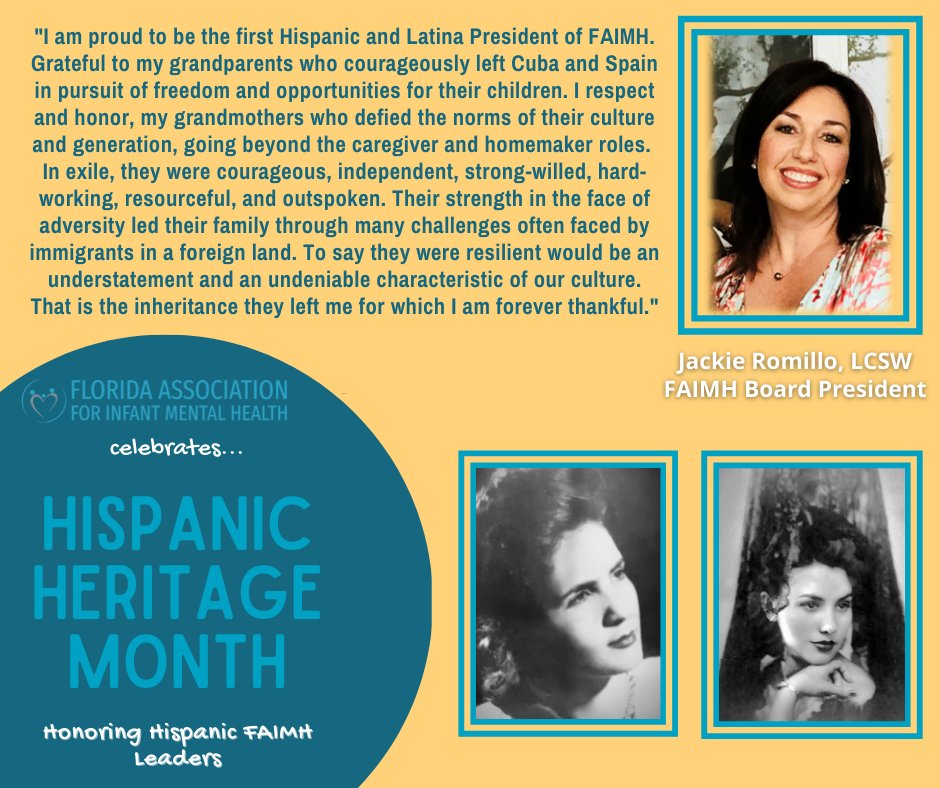 FAIMH Celebrates Our First Hispanic President, Jackie Romillo #HispanicHeritageMonth #HispanicLeaders #FAIMHFirsts