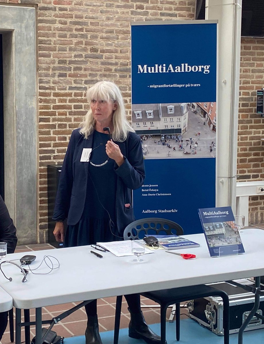 Yesterday we/ <a href="/Aalb_Stadsarkiv/">Aalborg Stadsarkiv</a> launched #multiaalborg a book - about immigrant lives and the history of refugees  and immigrants in Aalborg - Proud to be a part of the project and the book. The lifestories will be a part of the archives collection. #aalborg #archives