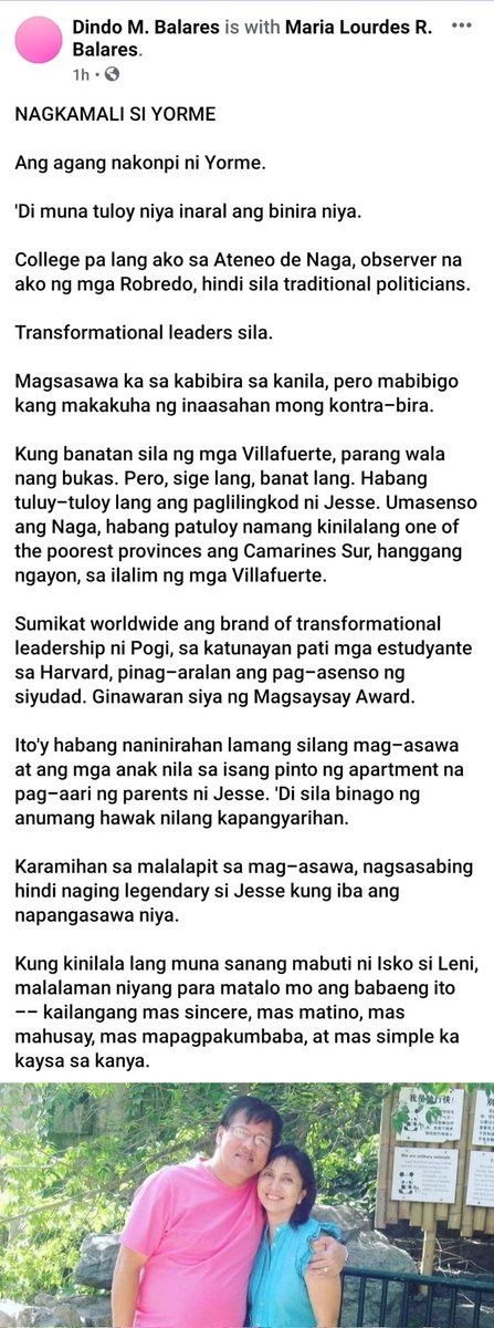 jonmontesa_'s tweet photo. "NAGKAMALI SI YORME." #LabanLeni2022 https://t.co/ht2qVw9tRY