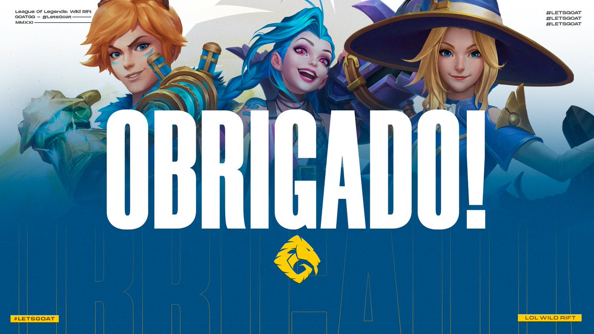 goatgg_'s tweet photo. Hoje agradecemos a todos pela torcida e pelos momentos incríveis que passamos juntos.

Porém também anunciamos que a partir de hoje a GOAT é @xisde_gg! 

Nossa lineup de WildRift agora atuará pela XD e estreia hoje no #WildTour! 

Amassem, lindões! ❤️ https://t.co/jCLi0Wcmxs