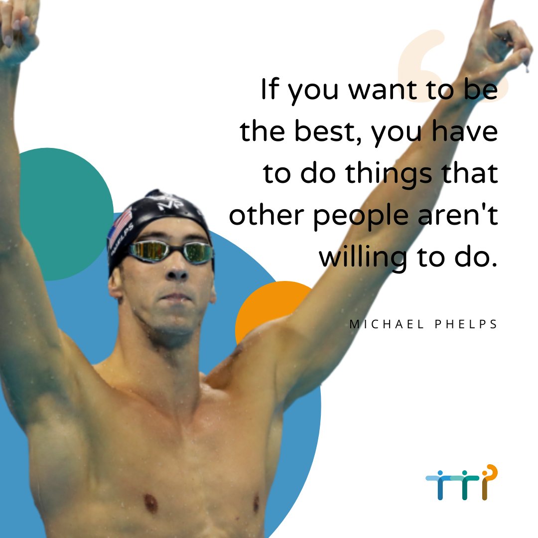 If people say it's crazy it's probably worth doing...to some extent! So many people have been told "that's crazy" and then with determination they've become industry leaders, MVPs or in this man's case the most decorated Olympian of all time
#TheTransitionPhase #athletetransition