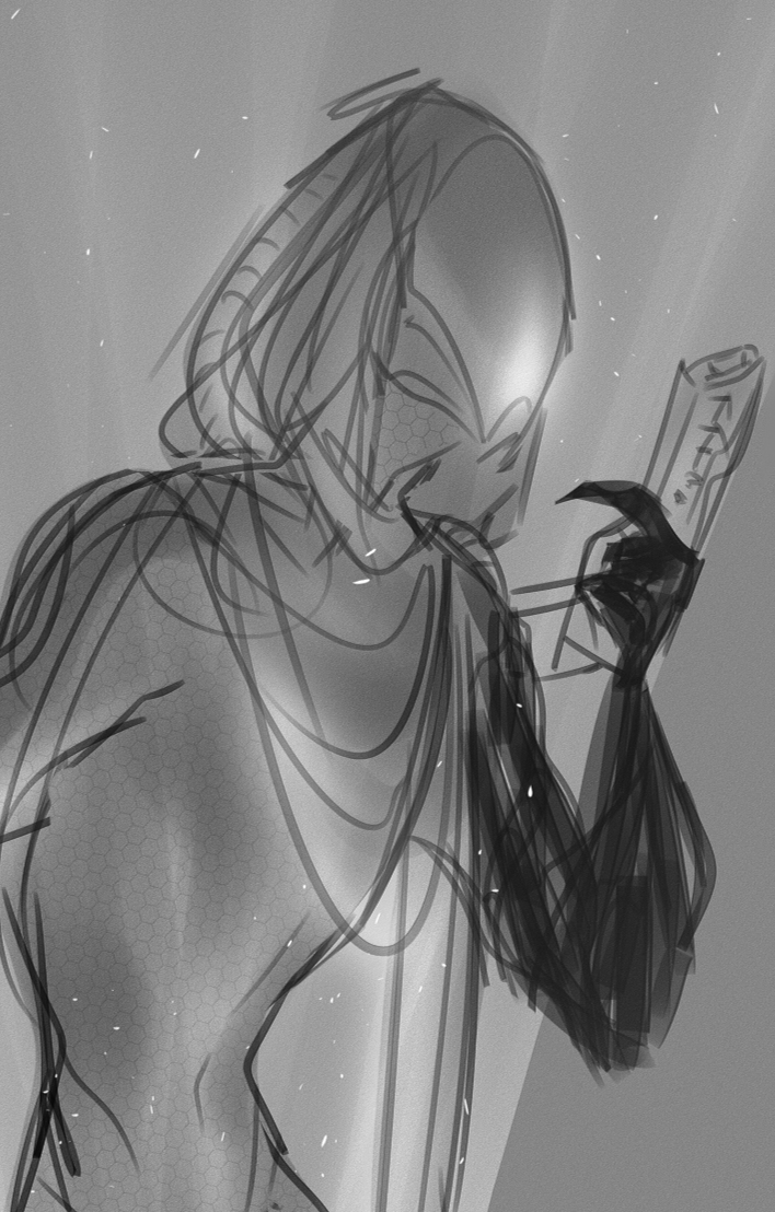 Kesain4's tweet photo. // #Quarian &amp; #Drell // https://t.co/l5nspSuxLP