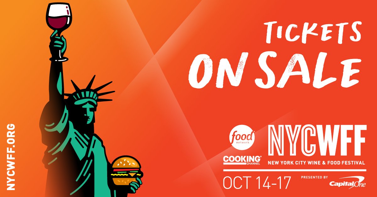 Cheers to the return of NYC’s biggest wine & food festival, @NYCWFF on Oct 14-17! Tickets are still available to Eat. Drink. Feed NYC. & support @godslovenyc & @foodbank4nyc. There are so many events to choose from, I hope to see you there. Tix at nycwff.org