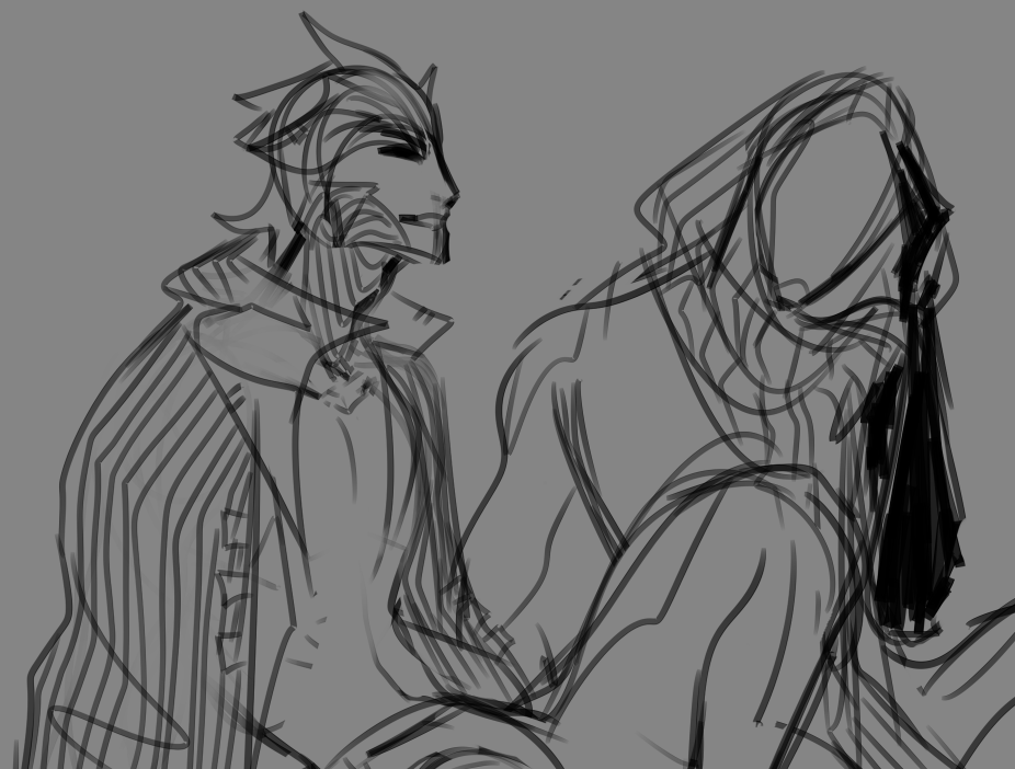 Kesain4's tweet photo. // #Quarian &amp; #Drell // https://t.co/l5nspSuxLP