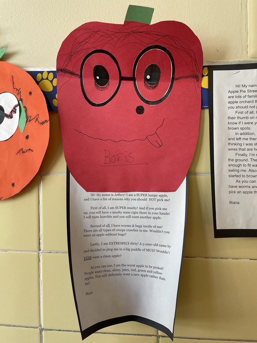 Love these persuasive pieces written by FAS Fourth graders. <a href="/PrinHarrison/">Principal Harrison</a>