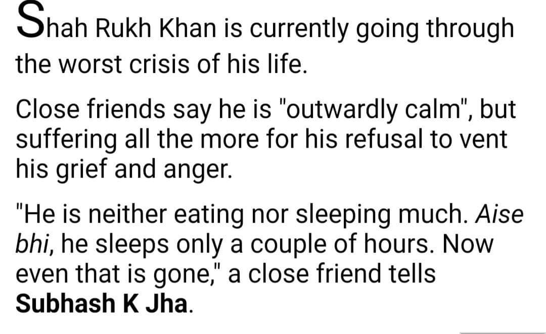 Iamsubeer's tweet photo. Stay Strong @iamsrk #WeStandWithSRK #AryanKhanArrested https://t.co/1L0wAKZU2a