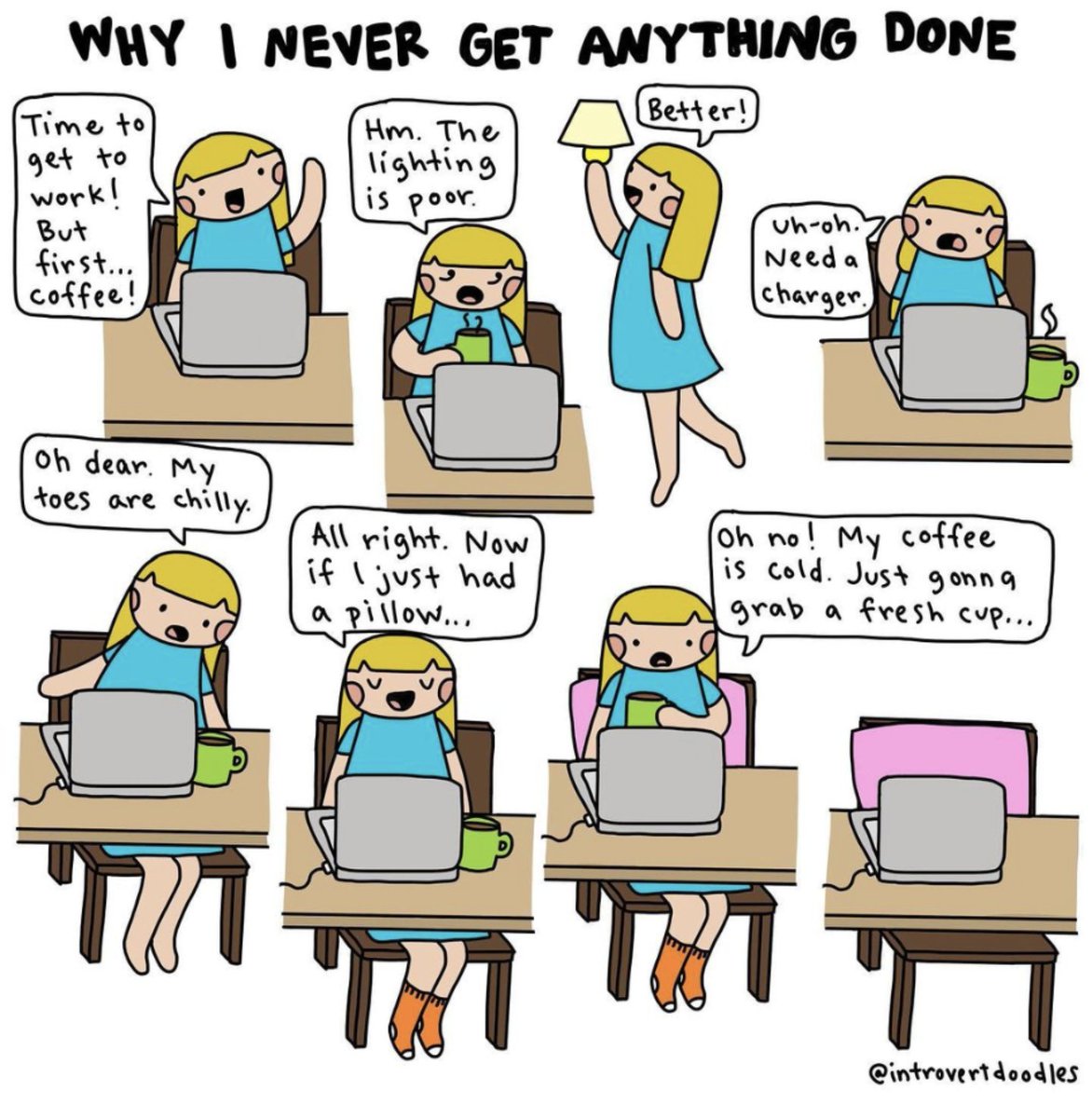 SocialMedia_SD's tweet photo. Anyone else when #workingfromhome? https://t.co/X8YjquPXDr