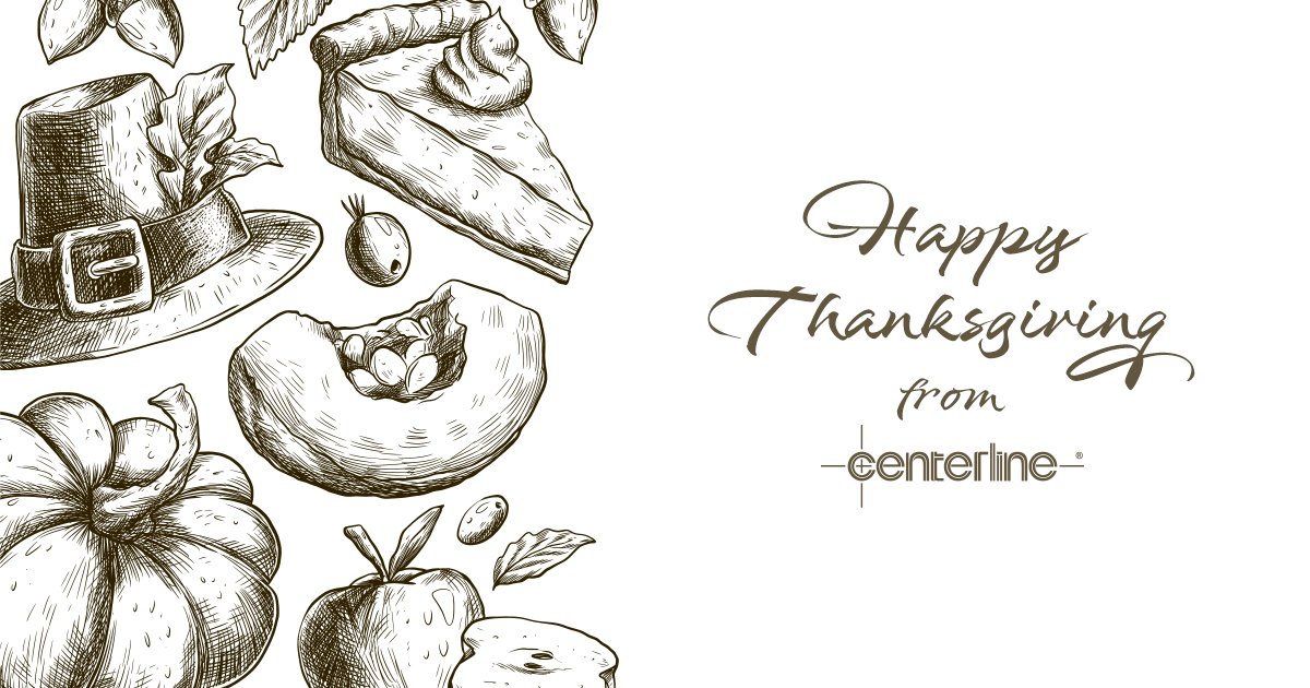 Centerline_Ltd's tweet photo. CenterLine would like to wish all of our customers, suppliers, contractors, and dedicated #CenterLineWindsor employees a Happy Thanksgiving. Wishing you a safe long weekend. We will be closed on Monday, October 11th, and reopen Tuesday, October 12th. https://t.co/SZeq7PqEdh