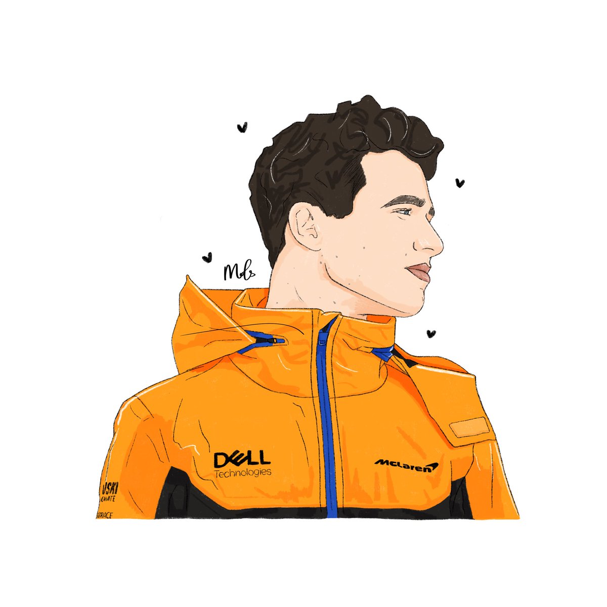 molsdraws's tweet photo. 🧡 #FansLikeNoOther #landonorris https://t.co/7EsAiN8COX