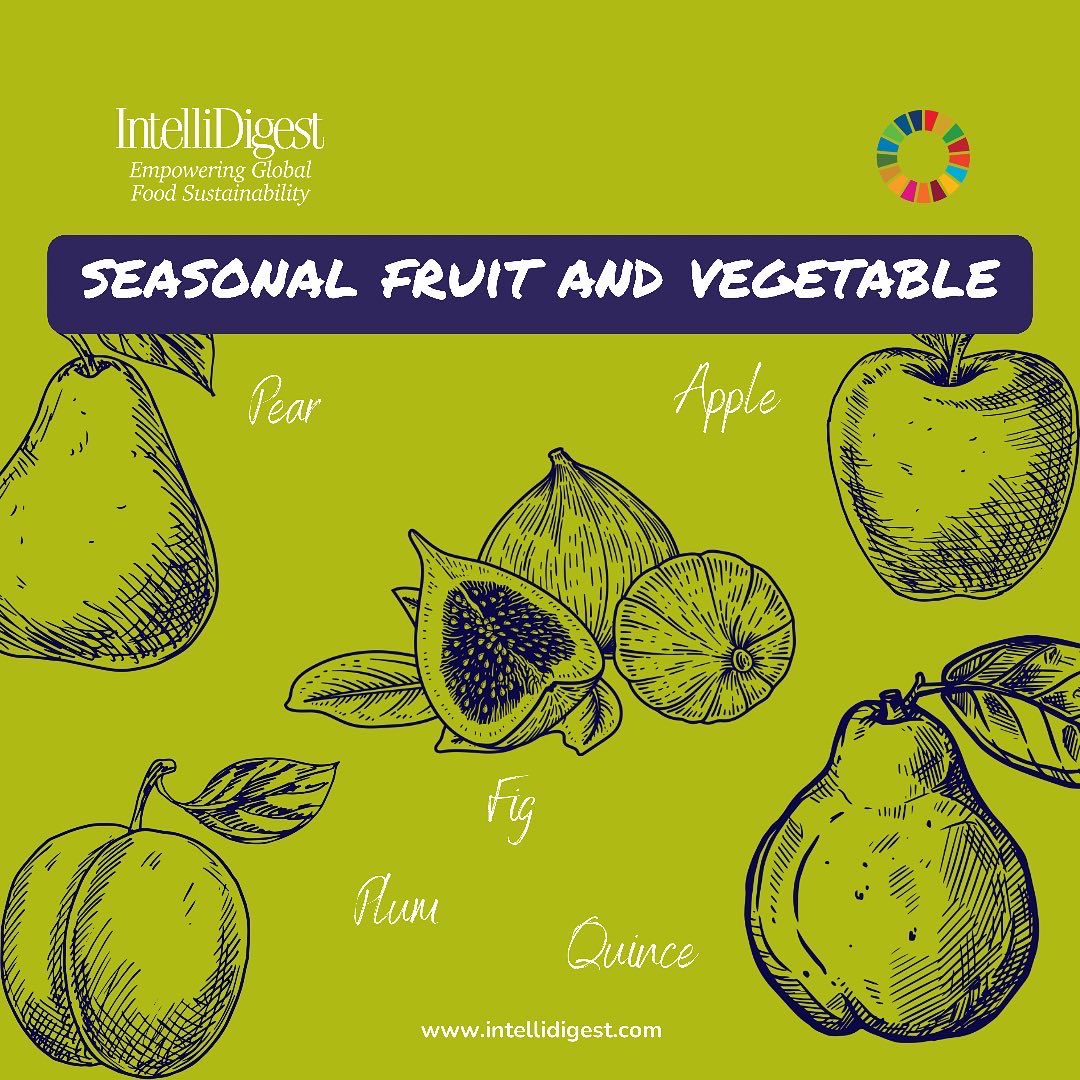 IntelliDigest's tweet photo. 🍎Here’s something to start your weekend right! One of the first tips to eliminate #foodwaste is to eat healthily, here are this month's seasonal fruits and vegetables.
📲 The Global Food Loss and Waste Tracker app can help you #MeasureTrackPrevent #foodwaste. https://t.co/khIjfhWtG9