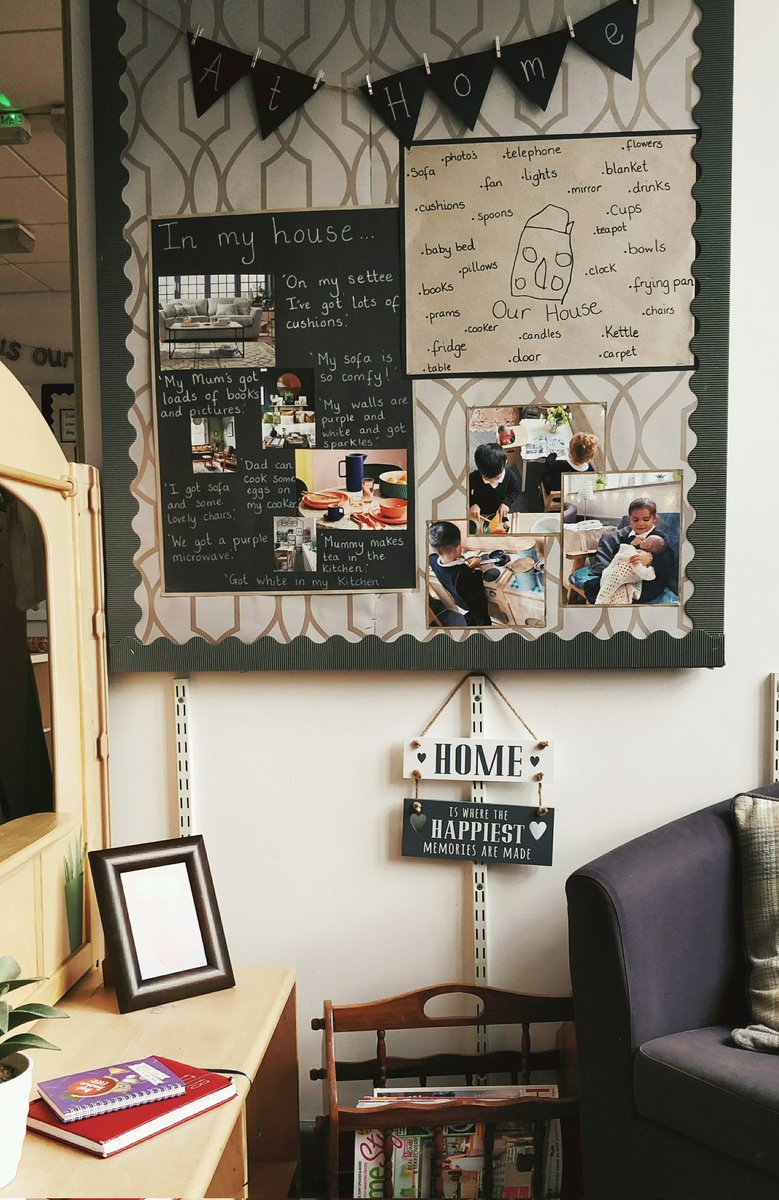 It was time to redecorate our homecorner 🏠the children thought very carefully about the things we would need to make it cosy @sapsnurs #planningtogether #HomeSweetHome