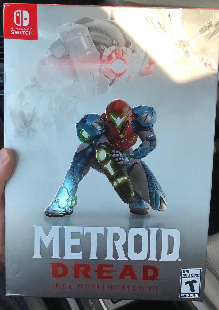 MaysIII's tweet photo. I still can’t believe this is real. I was 13(!) the last time a mainline Metroid game released. I turned 32 last week. Happy Dread Day! #MetroidDread https://t.co/aqOrCyV6bu