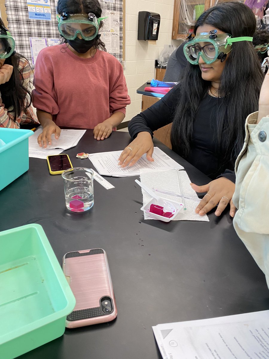 TFY77's tweet photo. Finishing up the osmosis/diffusion lab in AP biology (we had to wait for the agar cubes to come in 🤦🏻‍♀️). Great results and few experimental shapes of a ❤️ &amp; ⭐️! 

#apbiology #apbiologylab #osmosisanddiffusion https://t.co/WBg8PdYXSx