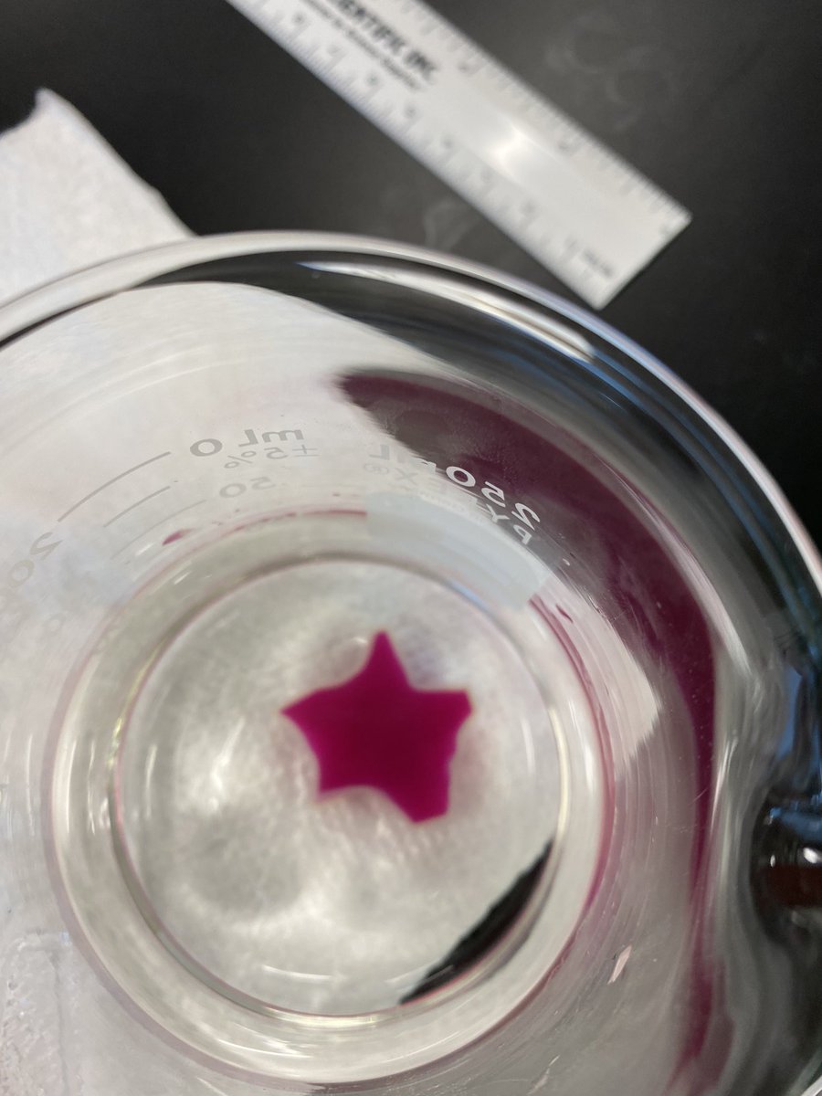 TFY77's tweet photo. Finishing up the osmosis/diffusion lab in AP biology (we had to wait for the agar cubes to come in 🤦🏻‍♀️). Great results and few experimental shapes of a ❤️ &amp; ⭐️! 

#apbiology #apbiologylab #osmosisanddiffusion https://t.co/WBg8PdYXSx