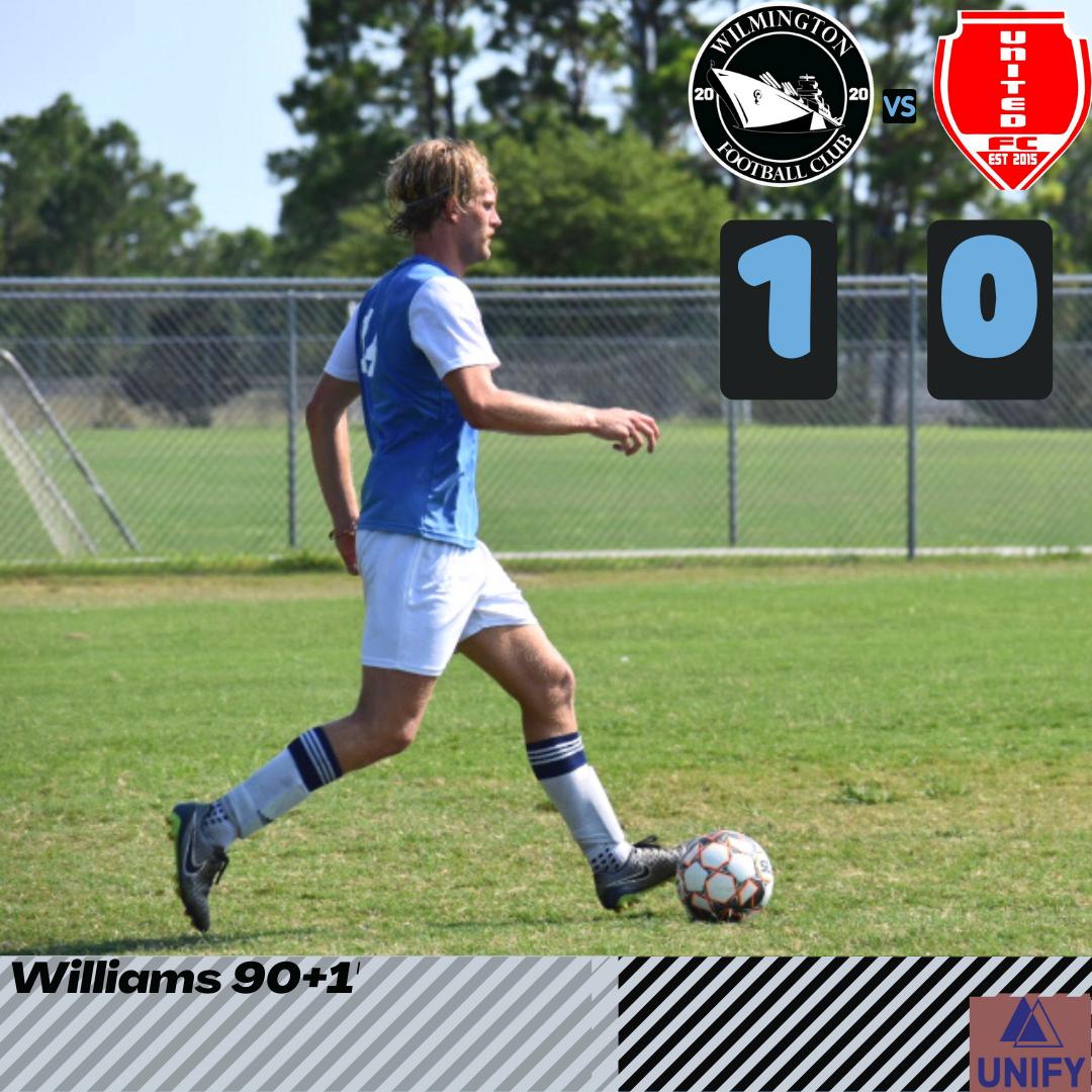 Wilmington_FC's tweet photo. We're back in action! Last minute makeup game that was cancelled a while back due to weather. A clutch late winner to give us 3 points over FC United.

@FirstFlight_NC

#wilmy  #wilmingtonfc #wilmington #nc #ilm #ilmstrong https://t.co/ESUnRJatgK